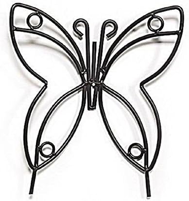 Saving Shepherd Wrought Iron Butterfly Garden Stake Wall Decor, Large