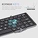 MoKo Universal Ultra-Slim Aluminum Wireless Foldable Bluetooth Keyboard - Black
