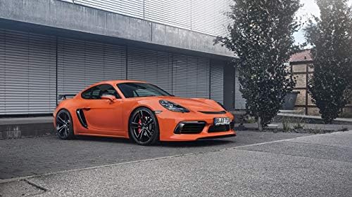 Techart Porsche 718 Cayman HD Car Poster Print (24x36 Inches)