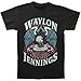 Waylon Jennings Men's Lonesome T-shirt Black