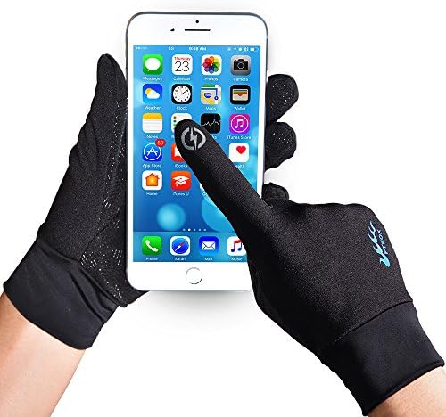 dooolo Winter Gloves,Touch Screen Gloves Warm Running Walking in Cold,Lightweight Compression Safe Driving Cycling Gloves for Women and Men,Cellphone Texting Full Palm Non-Slip