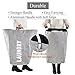 Large Collapsible Laundry Hamper Bag with Handles, 15 x 15 x 26 Inches Foldable Clothes Basket for Washing Storage