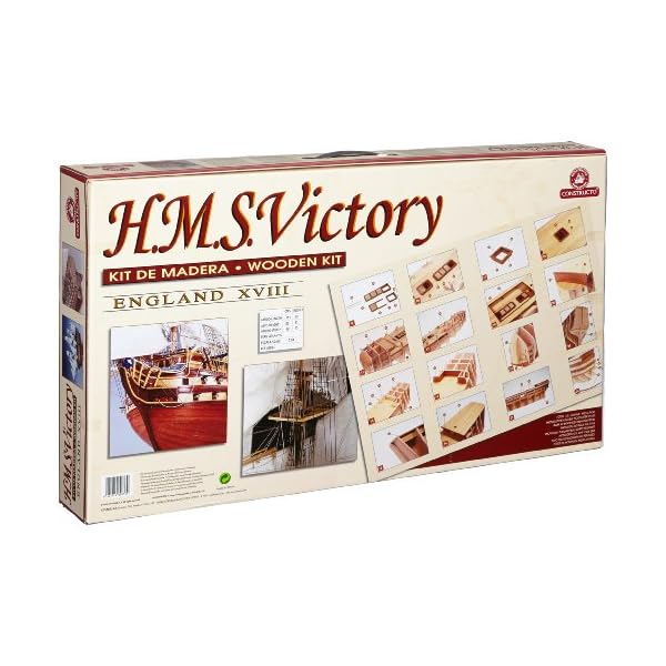 Jumbo Spiele D80833 Constructo H.M.S. Victory England XVIII Holzbausatz – Bild 3