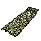 HILLPOW Comfortable Double Self-Inflating Air Sleeping Pad for Outdoor Camping and Backpacking (blue)