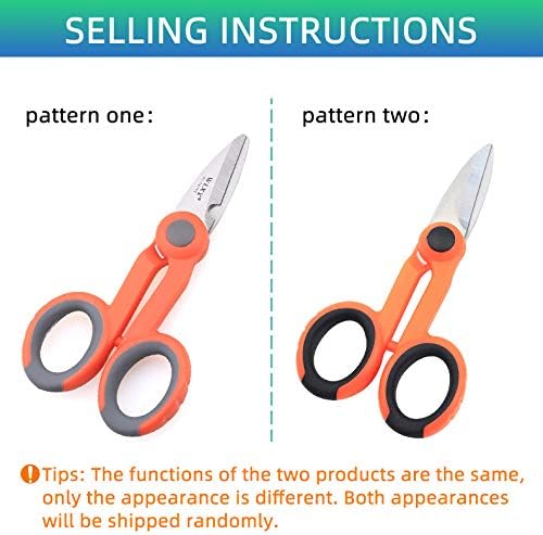 Cruiser Optic Fiber Cable Cutter Scissors Hand Tools for Fiber Optic Cable Wire Kevlar Shears, Red, 5.25 inches - Image 5