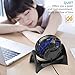 OPOLAR Portable Desk USB Fan, Super Quiet, Maximal 40db, Perfect Table Fan, Small Size, 2 Speeds, 360° Rotating Free Adjustment Personal Fan for Home,Office and Dorm-Blue