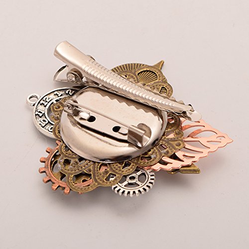 GRACEART Steampunk Gears Clock Hair pin - Image 5