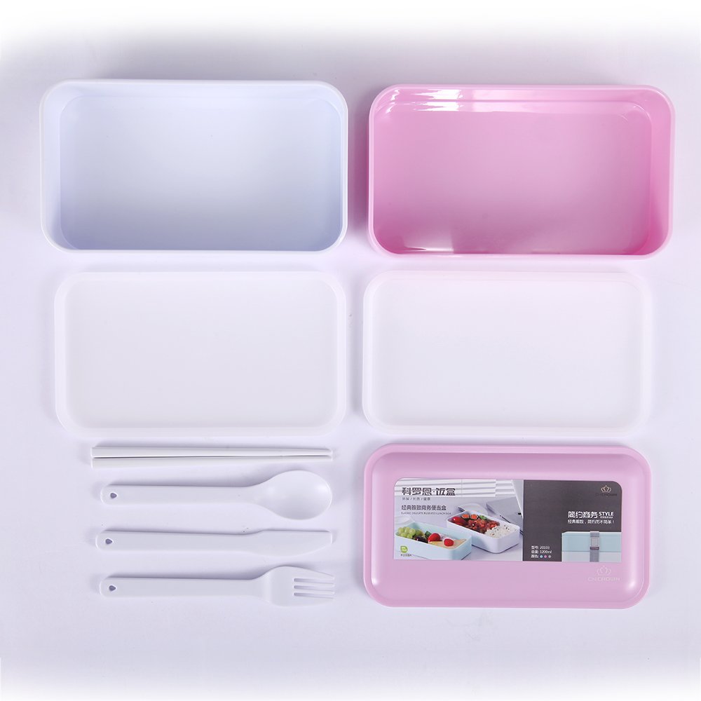 Lunch Box - Kids Neoprene Lunch Bag Sets With 2 Layers Food Grade Material