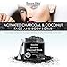 Activated Charcoal Scrub | Deep Cleanser, Pore Minimizer & Reduces Wrinkles, Blackheads, Acne Scars, Anti Cellulite Treatment - Great for Face & Body by Buena Skin 10 oz.