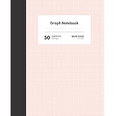 Pink Graph Paper Composition Notebook Journal: Quad Ruled 4x4, Grid Paper for Math and Science Students, Graph Journal (7.5 x 9.25) 150 pages