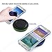 Fast Wireless Charger, iXCC QI Fast Charging Pad for Samsung Galaxy S7 / S7 Edge / S6 Edge Plus/ Note 5 and Other Devices - Black