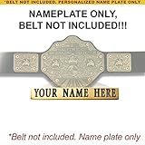 Personalized Nameplate for Adult WCW World Heavyweight Championship Replica Belt