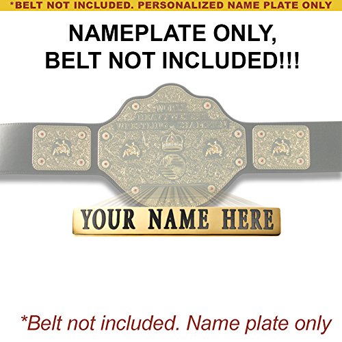 Personalized Nameplate for Adult WCW World Heavyweight Championship Replica Belt