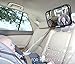 Baby Car Mirror - View Infant in Rear Facing Car Seat - Free Baby-On-Board Sign