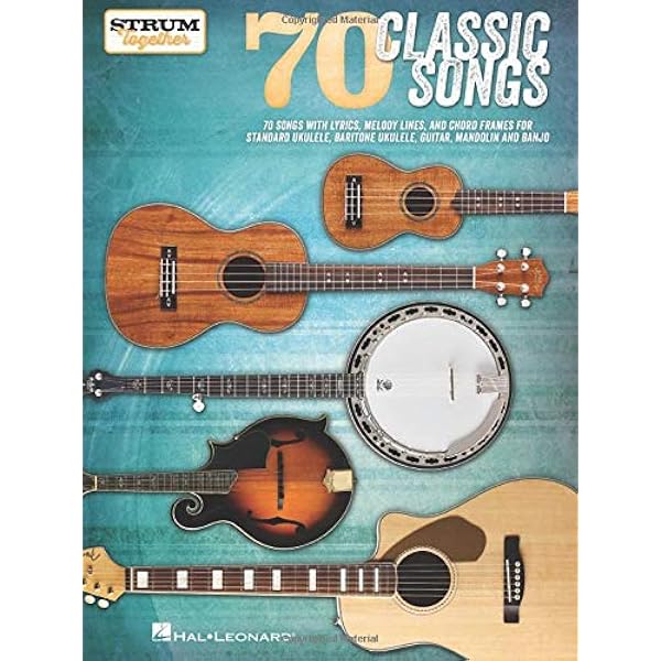 70 Classic Songs Strum Together For Ukulele Baritone Ukulele Guitar Banjo Mandolin Gross Marty Hal Leonard Corp Books Amazon Com
