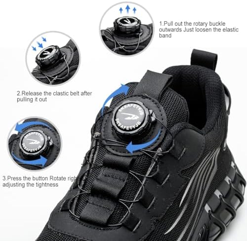 Zapatos de Seguridad para Hombre Mujer Zapatillas de Seguridad