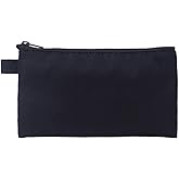 YONBEN Money Bag with Zipper Lightweight Nylon Waterproof Coin Change Purses (Black,1)