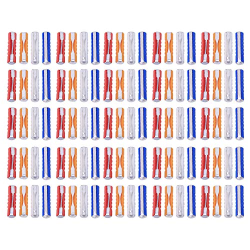 Garosa 100pcs Car Kit Ceramic Assortment Set with 5A 8A 16A 25A Auto Replacement Kit for Classic Vehicles