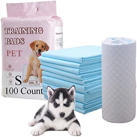 HI FINE CARE Dog Training Pad, Pet Pee Pads Puppy Cat Potty Pads Leak-Proof Quick Dry Disposable Super Absorbent (S)