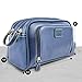 Vetelli Gio Toiletry Bag for Men - Dopp Kit - Handmade for Travelling Vacations and Adventures (Blue)