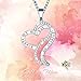 Ado Glo ❤️Christmas Mom Gifts❤️ 'Always My Mother Forever My Friend' Love Heart Pendant Necklace, Fashion Jewelry for Women, Birthday Anniversary Thanksgiving Present for Wife, Aunt, Nana, Daughter