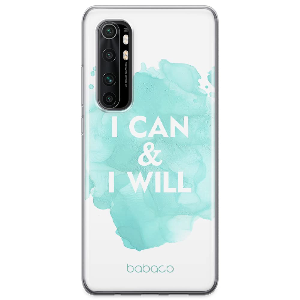 Babaco ERT GROUP mobile phone case for Xiaomi MI NOTE 10 Lite original and officially Licensed pattern Positive vibes 001 optimally adapted to the shape of the mobile phone, case made of TPU