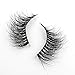 Lunamoon Invisible Transparent Band 3D Mink Fur Fake Eyelashes Women's Makeup False Lashes Hand-made Mink Lash 1 Pair Pack (TD04)