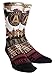 MLS Atlanta United FC City Skyline Custom Athletic Crew Socks, Large/X-Large, Red/Gold