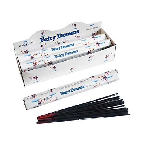 STAMFORD INC. 37524 Fairy Dreams Incense Sticks, 20 Sticks x 6 Packs