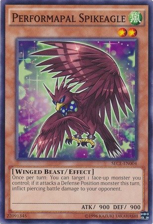 Yu-Gi-Oh! - Performapal Spikeagle (SECE-EN004) - Secrets of Eternity: Super Edition - Unlimited Edition - Common