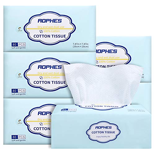 Facial Cotton Tissue Soft Baby Dry Wipe Extra Thick Disposable Face