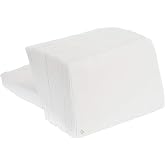 White Disposable Low Fold Dispenser Napkins 1 Ply, 3.5x5 Inch, 400 Pack | Paper Napkin Designed for Restaurants, Cafeterias, Food Service, Concession Stands, Food Trucks, Delis, Diners. Durable.