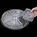 Jumbl Appetizer Serving Tray with Lids | 4 Revolving Duel Cups-on-Ice