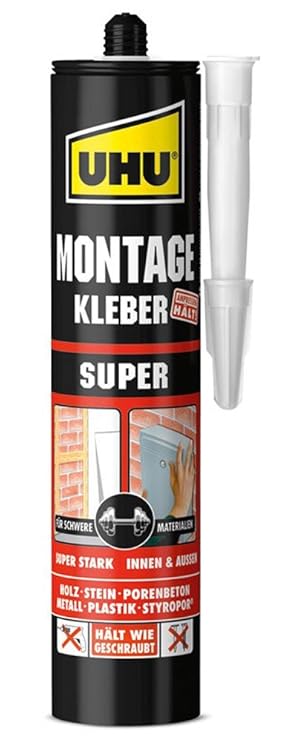 UHU 47945 - Montagekleber super sofortkraft 370 g