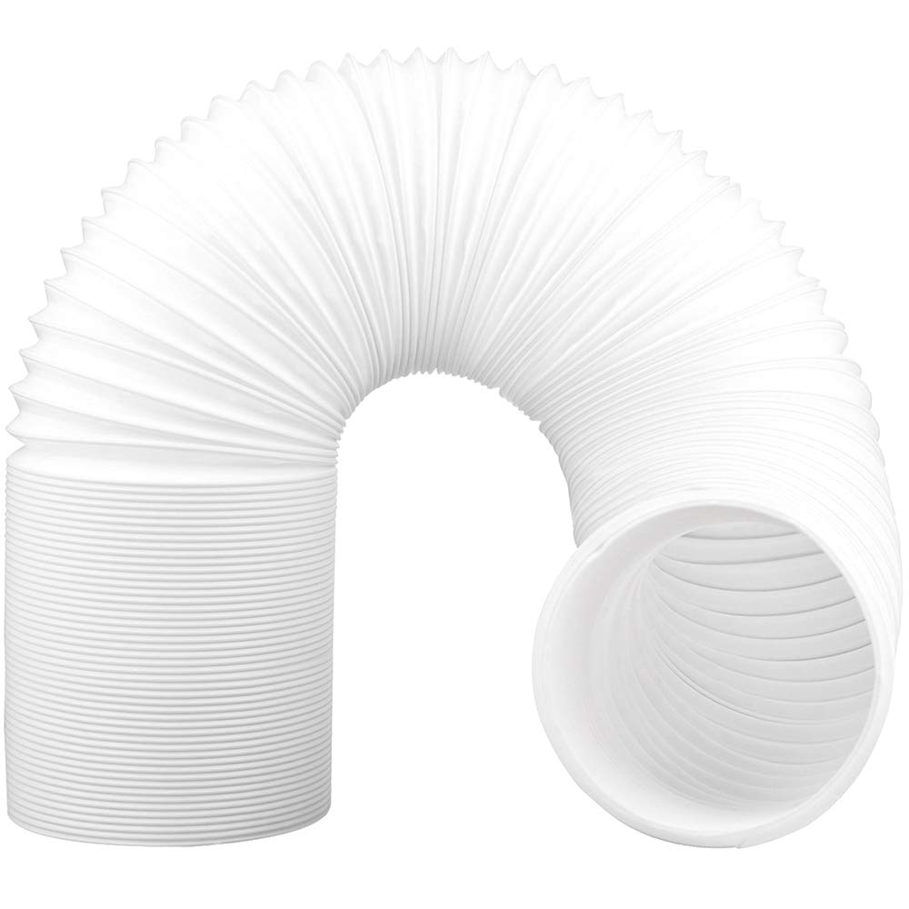 CestMall Universal Air Conditioner Exhaust Vent - 5.9" Flexible Hose With Counterclockwise Thread for Portable AC, 78.7" Extended Hose for Whynter & Delonghi