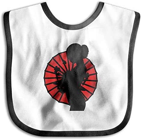 Geisha - Sexy Women Silhouette Cotton Infant Kids Adjustable Boys Girls Baby Pinafore Pinny Baby-unisex