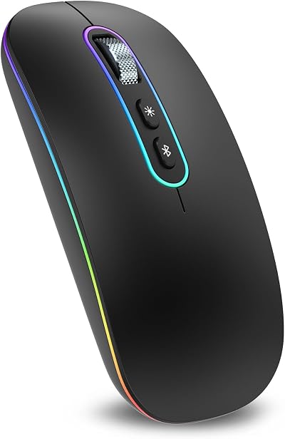 cimetech Rechargeable Wireless Mouse 2.4G Bluetooth Dual Mode 1600 DPI