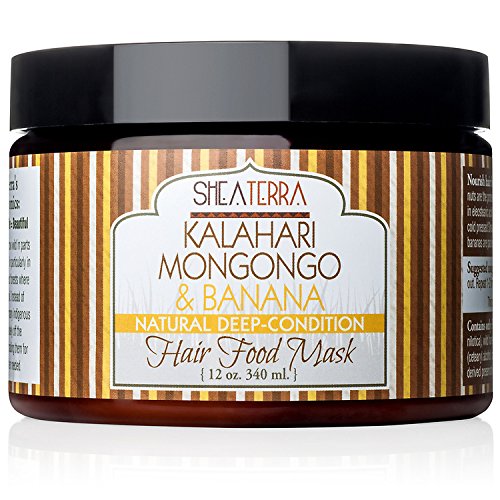 Shea Terra Hair Masque Deep Conditioning Mongongo & Banana -12 Ounce