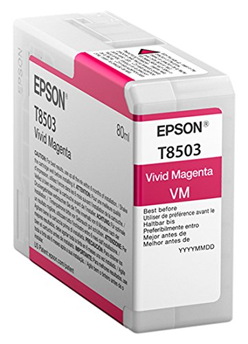 Epson T850300 T850 UltraChrome HD Vivid Magenta Ink