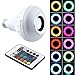IDEAPRO Bluetooth Smart Speaker Light E27 LED White + RGB Bulb Colorful Lamp Smart Music Audio Bluetooth 3.0 Speaker with Remote Control for Home, Stage (12)