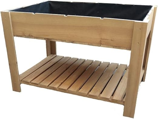 La Noria Mesa de Cultivo huerto Urbano 80x120x80 cm. Montaje Muy ...