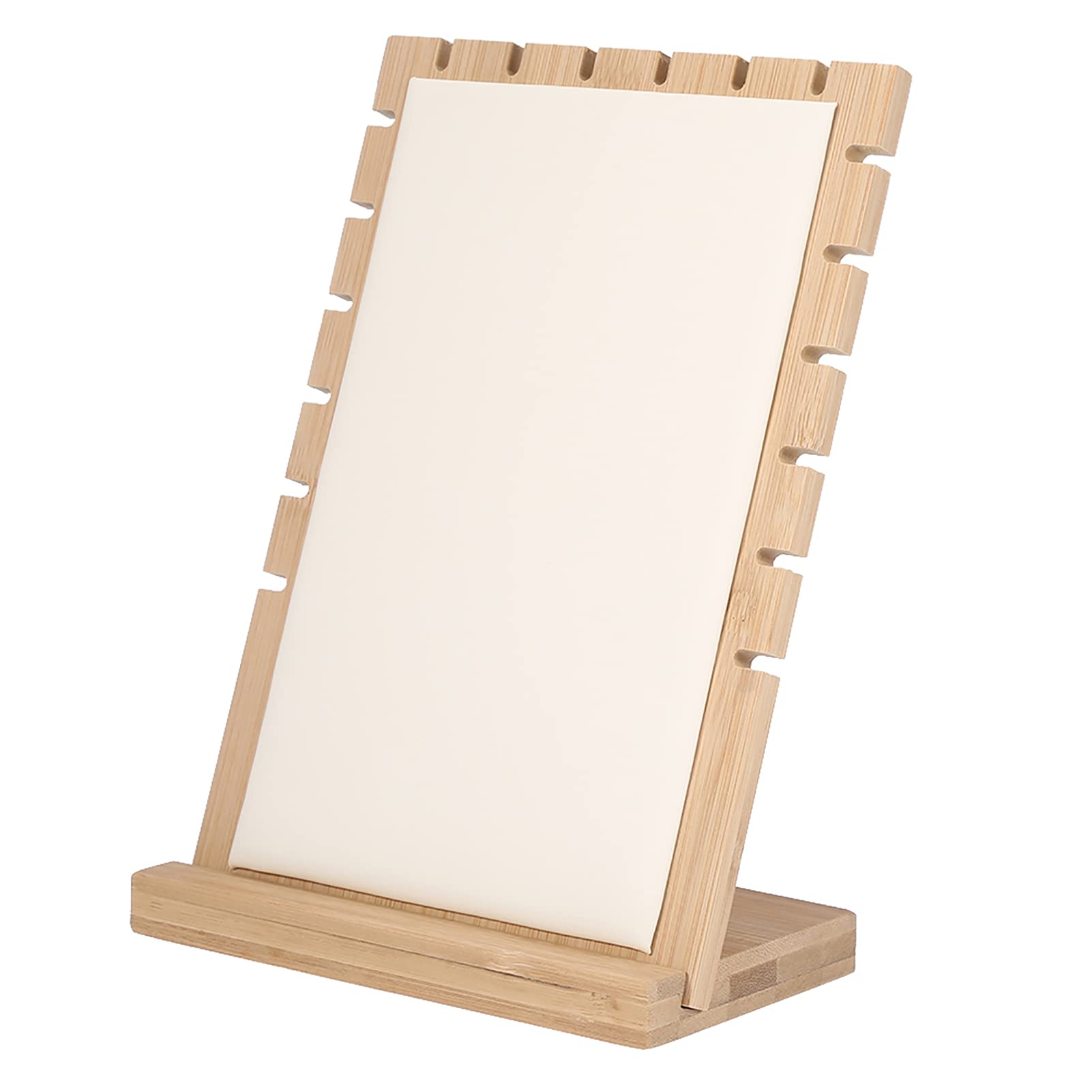 Salmue Solid Wood Detachable Necklace Display Stand for Bracelet Pendant Jewelry Organiser 2#