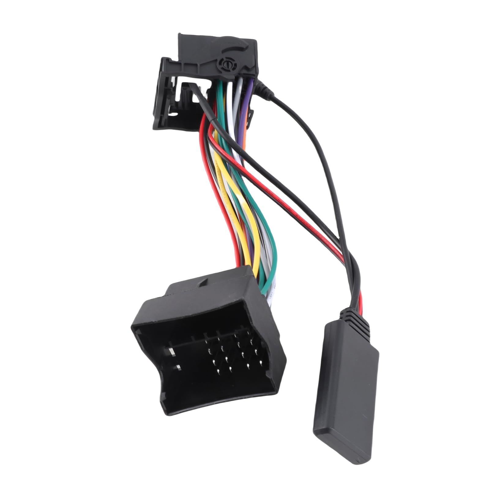 Qiilu 59.1in Bluetooth 5.0 AUX Cable for Adapter with Microfor Phone Fit for E60 E63 E64 E65 E66 E87 E60 for E60 Accessories for Radio Auxiliary Input Kit E60