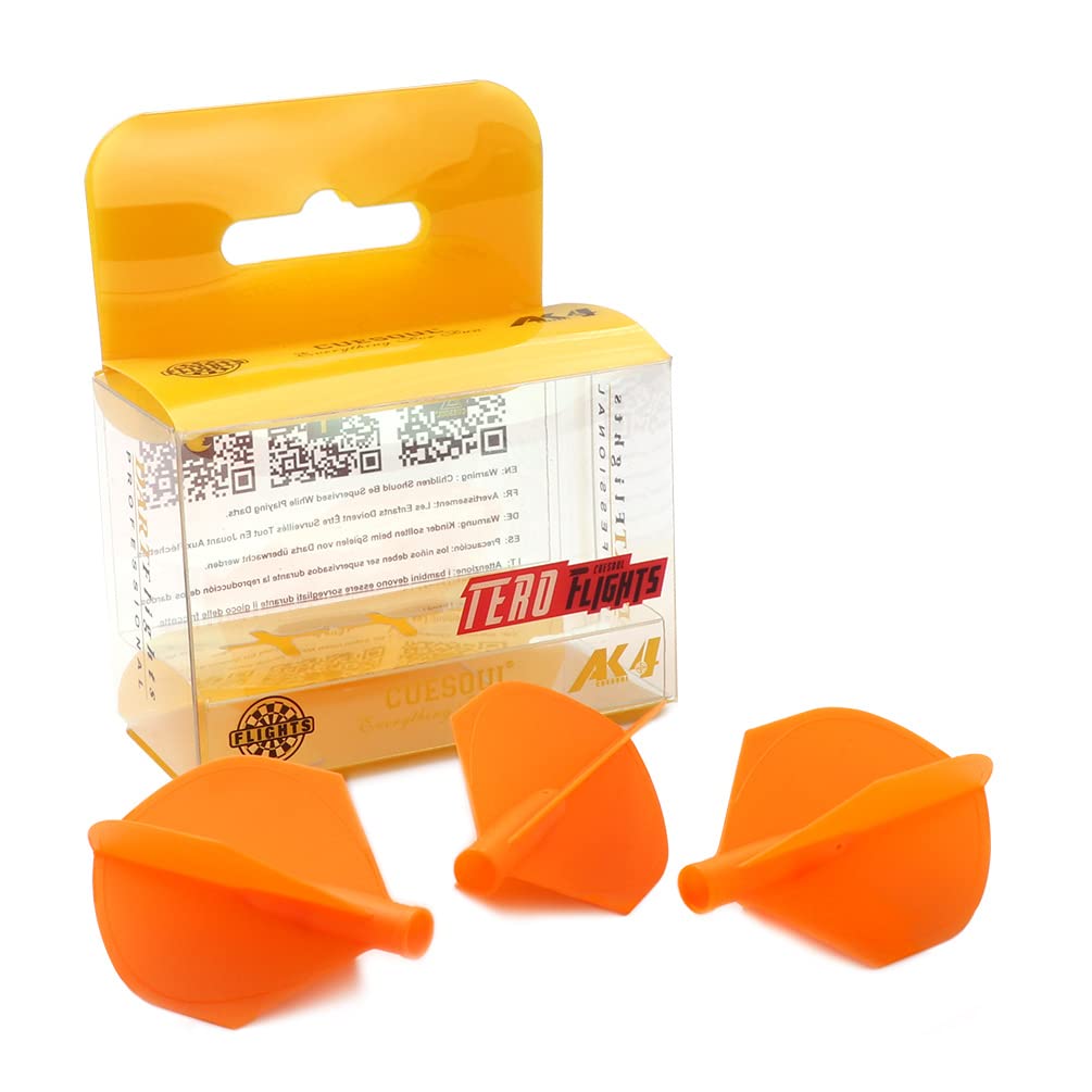 CUESOUL TERO AK4 Dart Flights shield shape,Set of 3 pcs(CS-AK4+11DPYS)