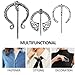 Slomg 3 Pack Vintage Viking Brooches Pins, Women Girls Scarf Cloak Shawl Buckle Clasp Pin Brooch, Decorative Clothes Costume Accessories Fashion Jewelry for Valentine's Day, Antique Silver