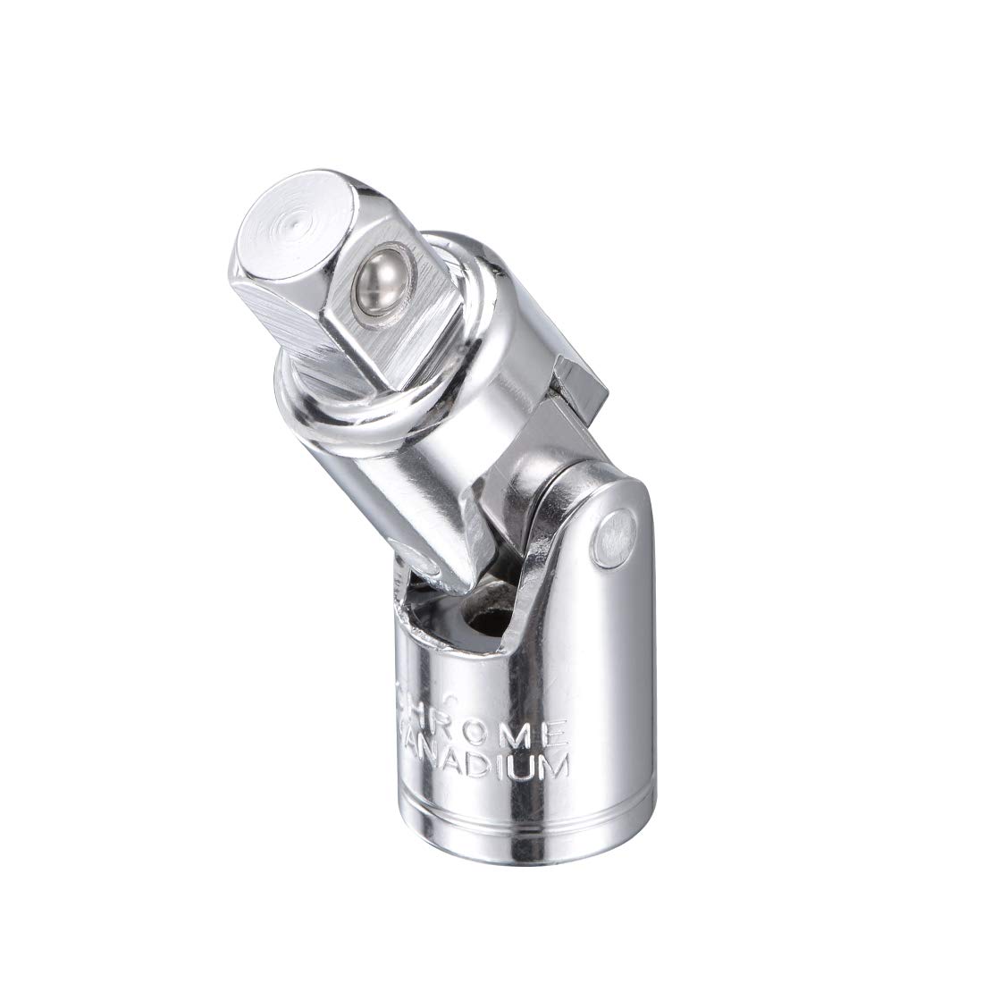 sourcing map 1/2 Inch Drive Universal Joint Socket Coupling Steering Connector Adapter, Cr-V