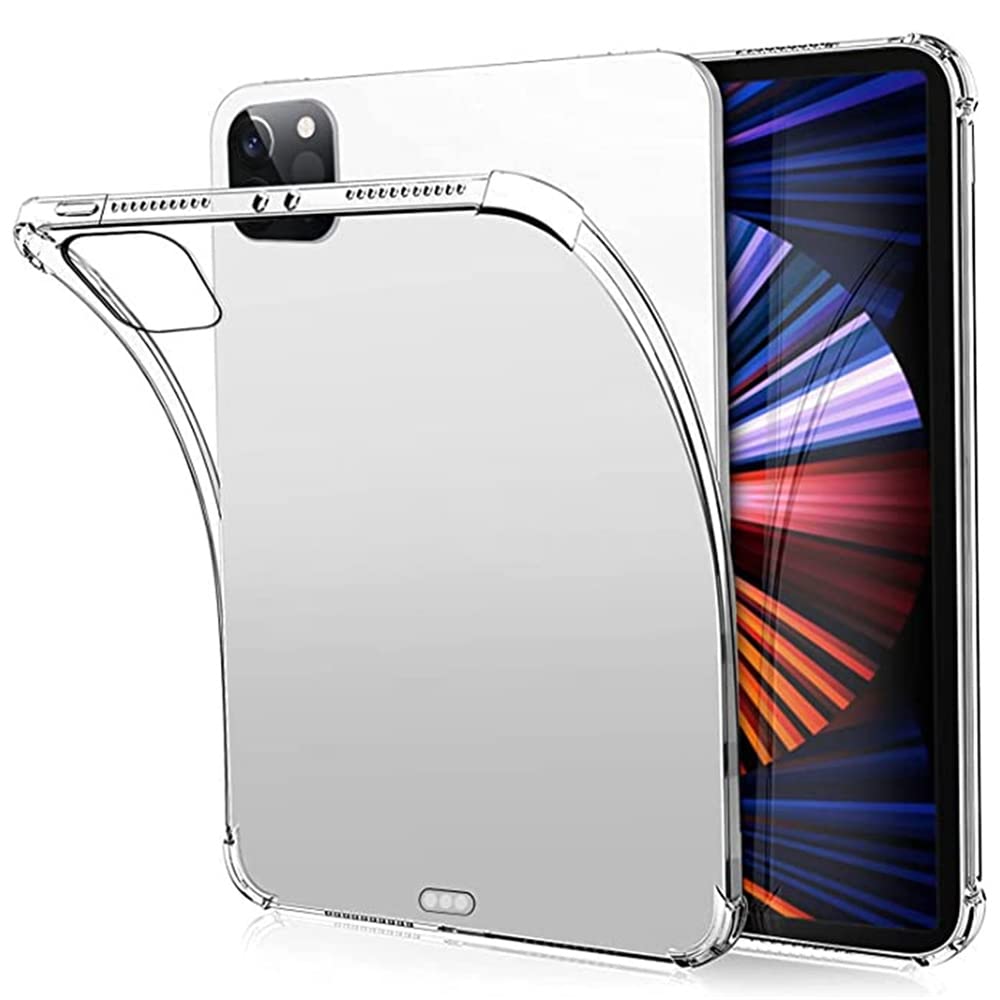 Zcooooool Case for iPad Pro 12.9 Inch 2022/2021, Reinforced Corners Cover For iPad Pro 12.9-inch Soft TPU Case