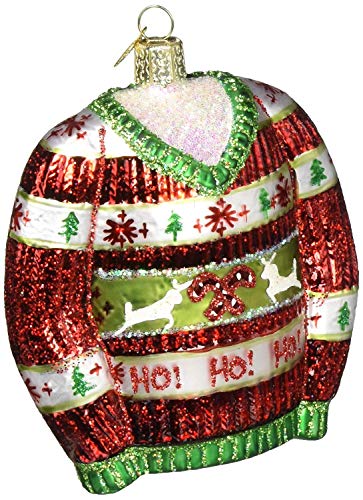 Old World Christmas Sweater Ornament