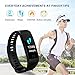 HuaWise Fitness Tracker,Activity Tracker Heart Rate Monitor Sleep Monitor,Bluetooth Waterproof Color Screen Smart Watch,Step Counter Pedometer Calorie Counter Women Men Kids
