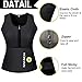 HOPLYNN Sweat Vest for Women, Adjustable Neoprene Sauna Waist Trainer Vest for Weight Loss Black/XL